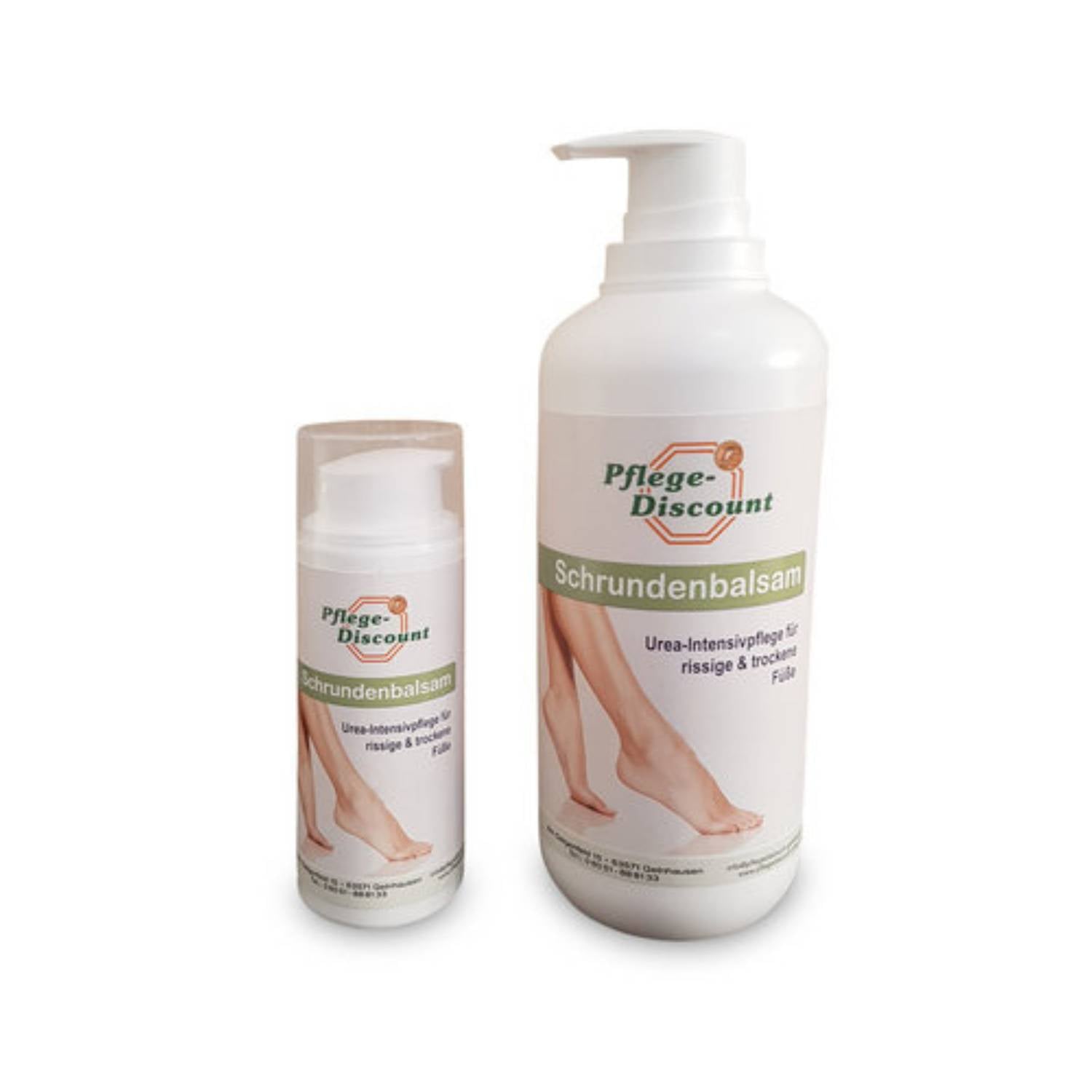 Pflege-Discount Schrunden-Balsam, UREA Intensiv-Pflege für raue und trockene Füße - 100 ml